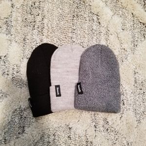 Set of 3 slouch beanies